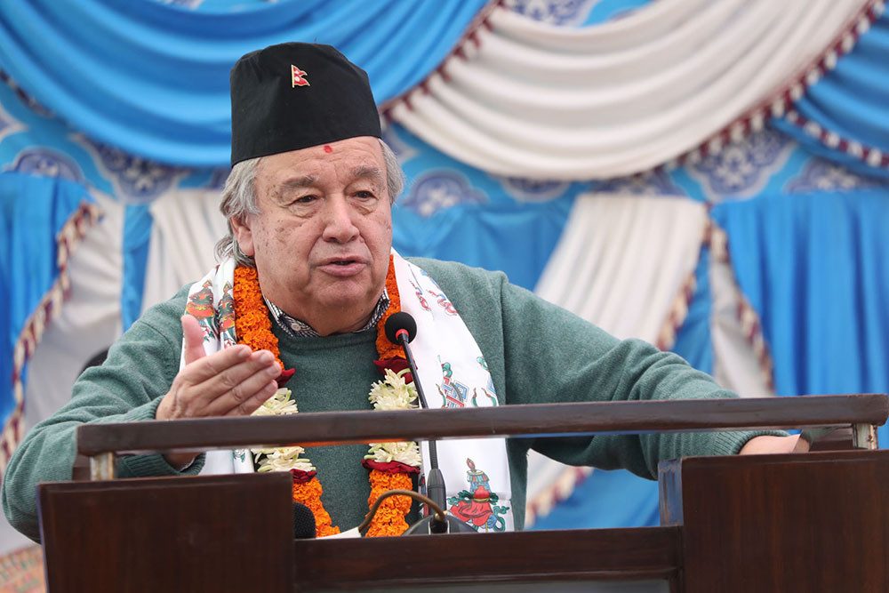 UN Secretary-General lauds Nepal's homegrown practices for peace establishment